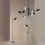 Люстра на штанге Maytoni MOD126PL-08B
