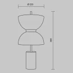 Настольная лампа декоративная Maytoni Memory MOD178TL-L11GR3K