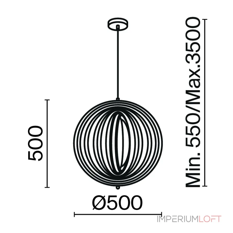 Подвесной светильник Maytoni Roots MOD197PL-01W1