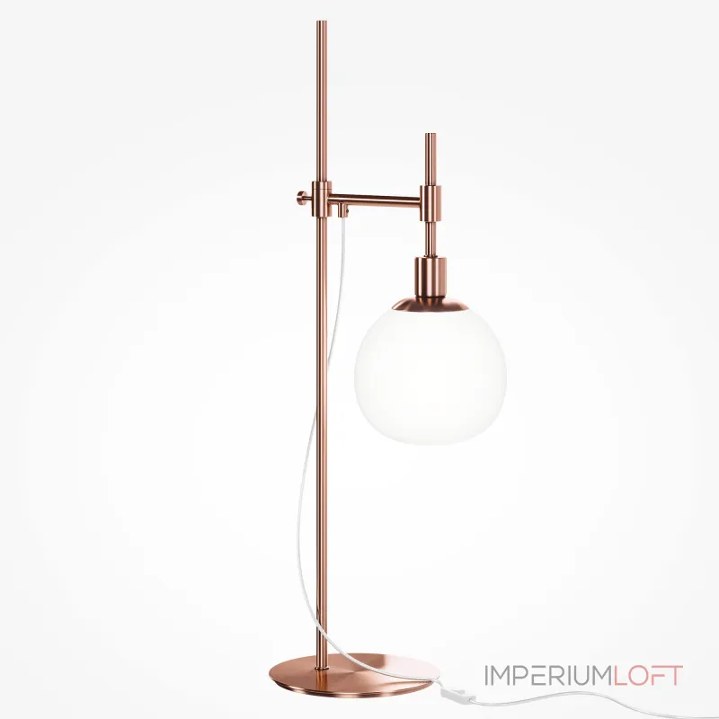 Настольная лампа декоративная Maytoni Erich MOD221-TL-01-G Цвет арматуры золото Цвет плафонов белый