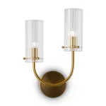 Бра Maytoni Arco MOD223WL-02BS1 Цвет арматуры латунь Цвет плафонов прозрачный