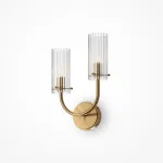 Бра Maytoni Arco MOD223WL-02BS1 Цвет арматуры латунь Цвет плафонов прозрачный
