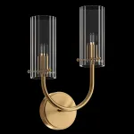 Бра Maytoni Arco MOD223WL-02BS1 Цвет арматуры латунь Цвет плафонов прозрачный