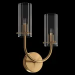 Бра Maytoni Arco MOD223WL-02BS Цвет арматуры латунь Цвет плафонов прозрачный