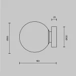 Бра Maytoni Basic form MOD321WL-01W
