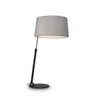 Настольная лампа декоративная Maytoni Bergamo MOD613TL-01B Цвет арматуры хром Цвет плафонов серый