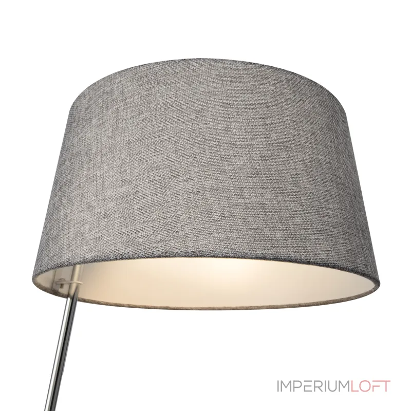 Настольная лампа декоративная Maytoni Bergamo MOD613TL-01B Цвет арматуры хром Цвет плафонов серый