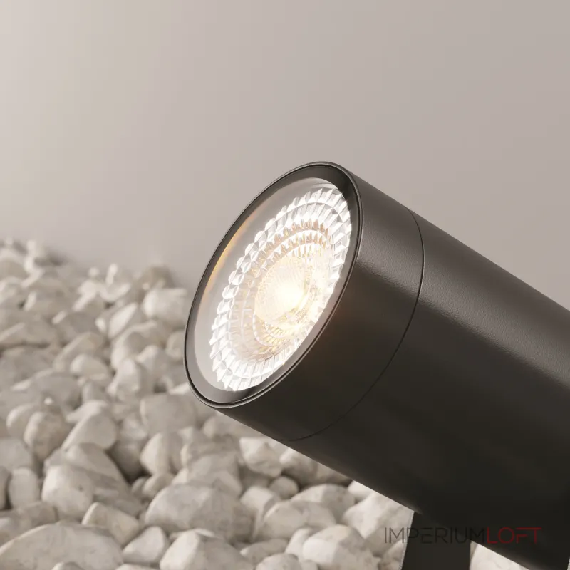 Наземный низкий светильник Maytoni Scope O025FL-01B Цвет арматуры черный Цвет плафонов черный
