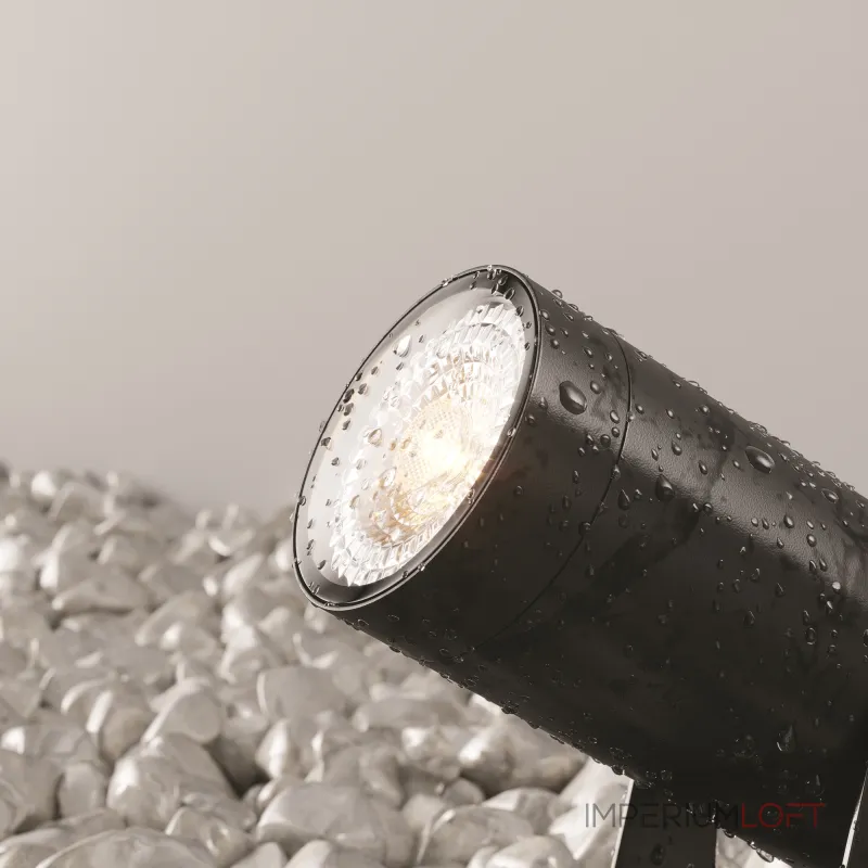 Наземный низкий светильник Maytoni Scope O025FL-01B Цвет арматуры черный Цвет плафонов черный