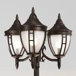 Фонарный столб Maytoni Novara O026FL-03B Цвет арматуры черный Цвет плафонов белый