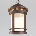 Подвесной светильник Maytoni Salamanca O031PL-01BR Цвет арматуры коричневый Цвет плафонов белый