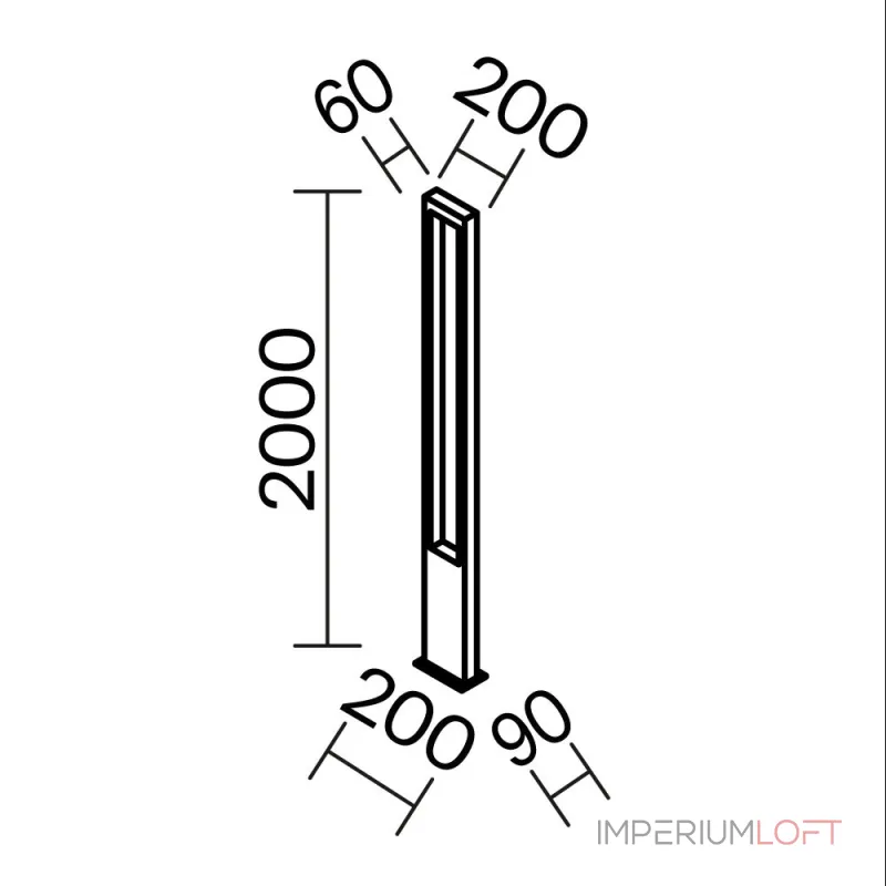 Фонарный столб Maytoni Bonn O425FL-L25GF Фонарный столб Maytoni Bonn O425FL-L25GF