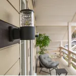 Светильник на штанге Maytoni Bronx O576WL-01B Цвет арматуры черный Цвет плафонов прозрачный