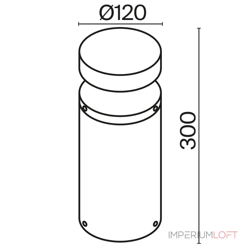 Наземный низкий светильник Maytoni Olten O591FL-L12GF3K
