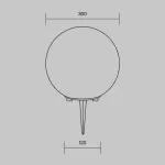 Шар световой Maytoni Erda O594FL-01W