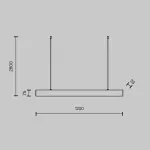 Подвесной светильник Technical P051PL-L40B4K