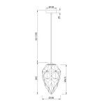 Подвесной светильник Maytoni Globo P052PL-01BL 