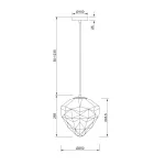 Подвесной светильник Maytoni Globo P053PL-01BL 