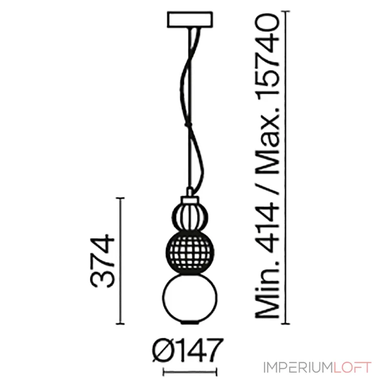 Подвесной светильник Maytoni Collar P069PL-L16G3K