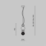 Подвесной светильник Maytoni Collar P069PL-L17G3K
