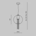 Подвесной светильник Maytoni P095PL-01BZ1