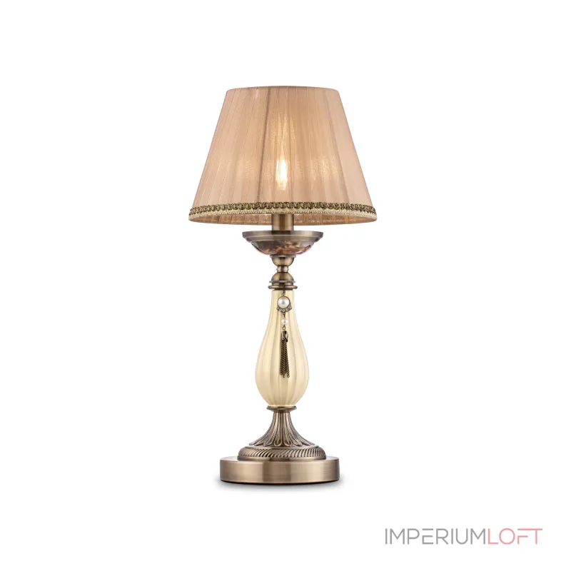 Настольная лампа декоративная Maytoni Demitas RC024-TL-01-R Цвет арматуры бронза Цвет плафонов кремовый Настольная лампа декоративная Maytoni Demitas RC024-TL-01-R Цвет арматуры бронза Цвет плафонов кремовый