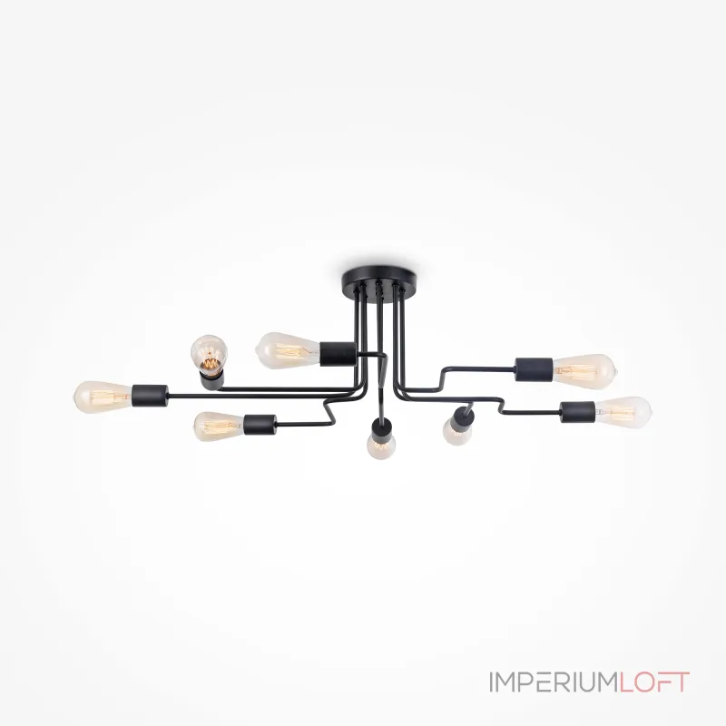 Люстра на штанге Maytoni Gilbert T532CL-08B Цвет арматуры черный