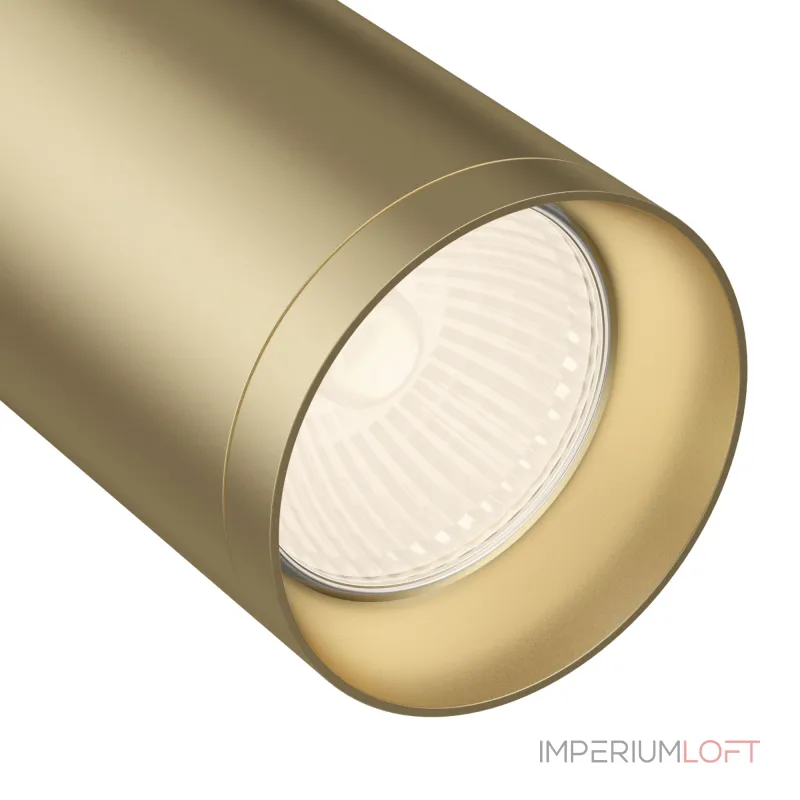 Светильник на штанге Maytoni Track lamps 2 TR004-1-GU10-MG Цвет арматуры латунь Цвет плафонов латунь