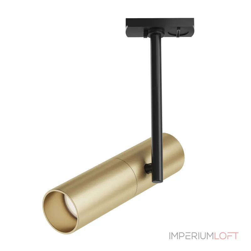 Светильник на штанге Maytoni Track lamps 1 TR005-1-GU10-BG Цвет арматуры черный Цвет плафонов золото Светильник на штанге Maytoni Track lamps 1 TR005-1-GU10-BG Цвет арматуры черный Цвет плафонов золото