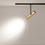 Светильник на штанге Maytoni Track lamps 1 TR005-1-GU10-BG Цвет арматуры черный Цвет плафонов золото