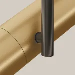 Светильник на штанге Maytoni Track lamps 1 TR005-1-GU10-BG Цвет арматуры черный Цвет плафонов золото