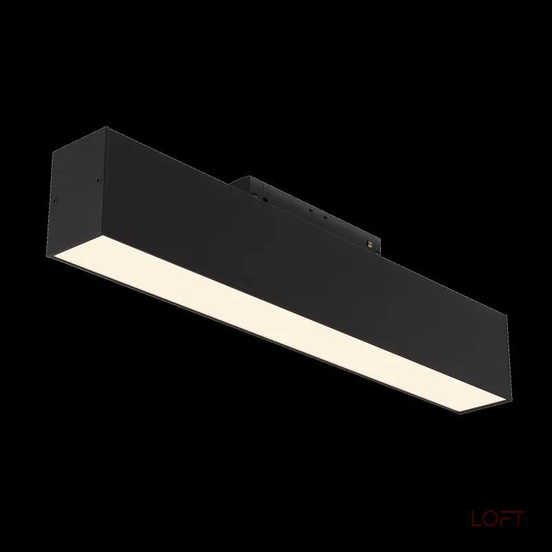 Накладной светильник Maytoni Track lamps TR012-2-12W3K-B Цвет арматуры черный Цвет плафонов черный
