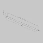 Накладной светильник Maytoni Track lamps TR012-2-20W3K-B Цвет арматуры черный Цвет плафонов черный