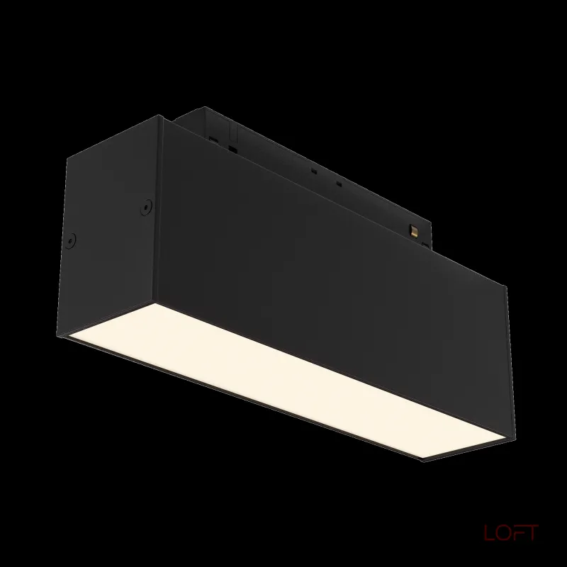Накладной светильник Maytoni Track lamps TR012-2-7W3K-B Цвет арматуры черный Цвет плафонов черный