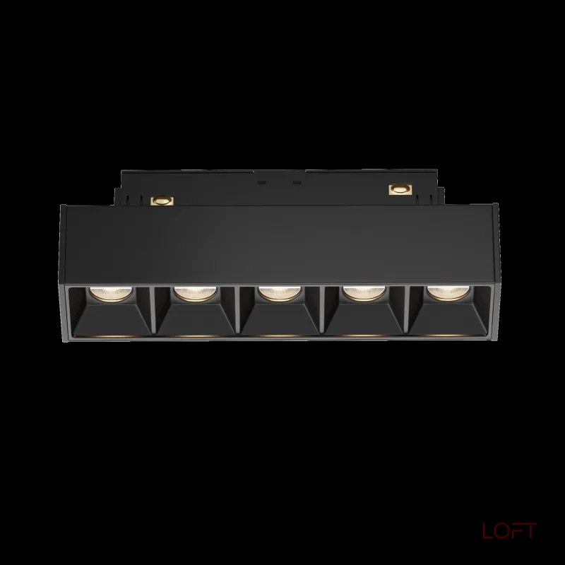 Накладной светильник Maytoni Track lamps TR014-2-10W3K-B Цвет арматуры черный Цвет плафонов черный