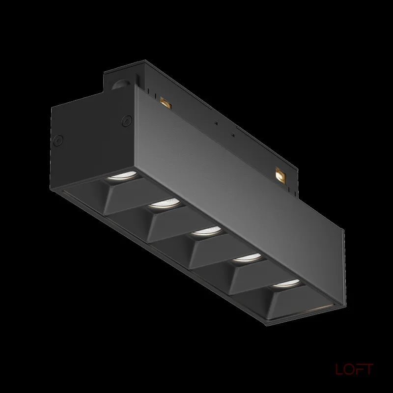 Накладной светильник Maytoni Track lamps TR014-2-10W4K-B Цвет арматуры черный Цвет плафонов черный