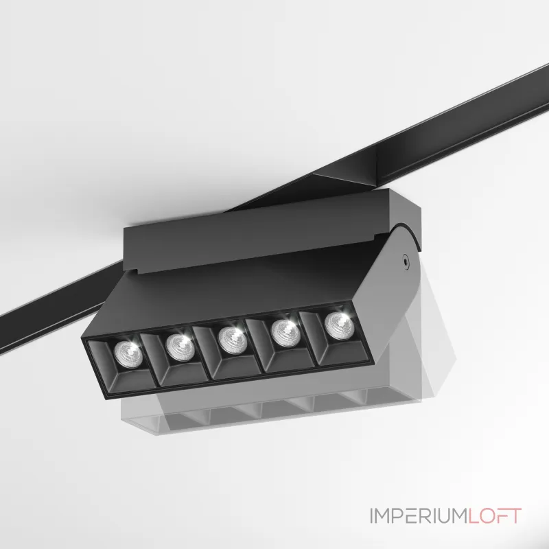 Светильник на штанге Maytoni Track lamps TR015-2-10W4K-B Цвет арматуры черный Цвет плафонов черный
