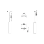 Подвесной светильник Maytoni Track lamps TR016-2-12W4K-W