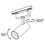 Светильник на штанге Maytoni Track lamps TR019-2-15W4K-B Цвет арматуры черный Цвет плафонов черный