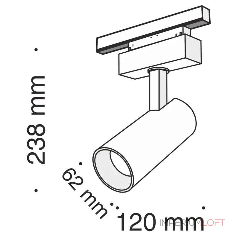 Светильник на штанге Maytoni Track lamps TR019-2-15W4K-B Цвет арматуры черный Цвет плафонов черный Светильник на штанге Maytoni Track lamps TR019-2-15W4K-B Цвет арматуры черный Цвет плафонов черный