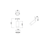 Светильник на штанге Maytoni Focus LED TR019-2-7W3K-W