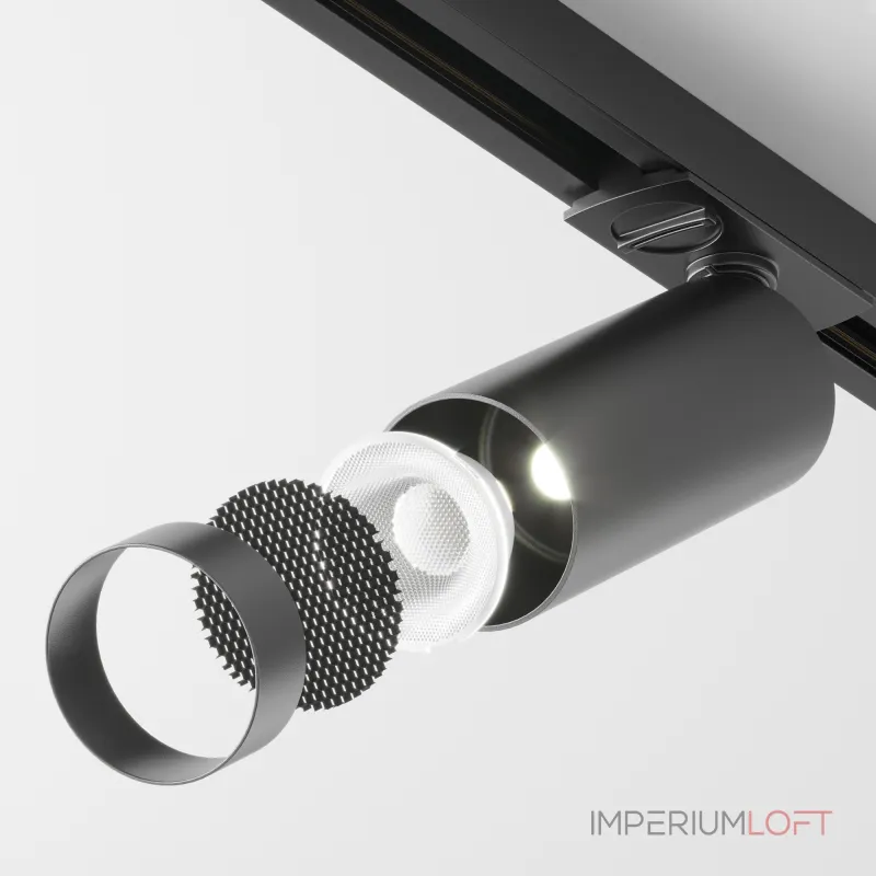 Трековый светильник Maytoni Focus TR021-1-12B3K-W-B