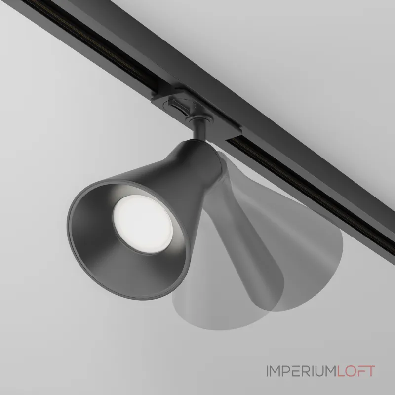 Светильник на штанге Maytoni Track lamps 2 TR022-1-GU10-B Цвет арматуры черный Цвет плафонов черный Светильник на штанге Maytoni Track lamps 2 TR022-1-GU10-B Цвет арматуры черный Цвет плафонов черный