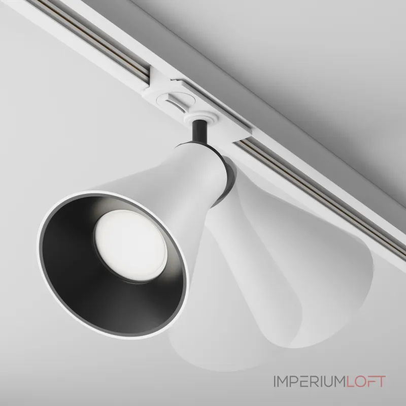 Светильник на штанге Maytoni Track lamps 2 TR022-1-GU10-W Цвет арматуры белый Цвет плафонов белый