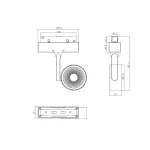 Светильник на штанге Maytoni Track lamps 3 TR024-2-10B3K Цвет арматуры черный Цвет плафонов черный