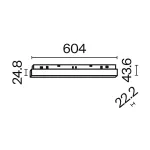 Встраиваемый светильник Maytoni Basis TR030-2-24W3K-B