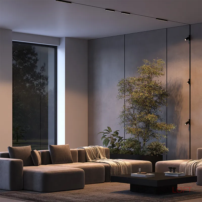 Трековый светильник Maytoni Points TR082-1-6W3K-M-B