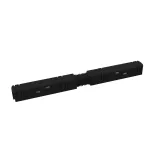 Соединитель линейный для треков Maytoni Accessories for tracks TRA004PC-22B Цвет арматуры черный