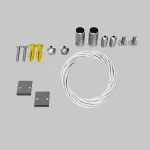 Подвес для трека Maytoni Accessories for tracks TRA004SW-21S Цвет арматуры серебро