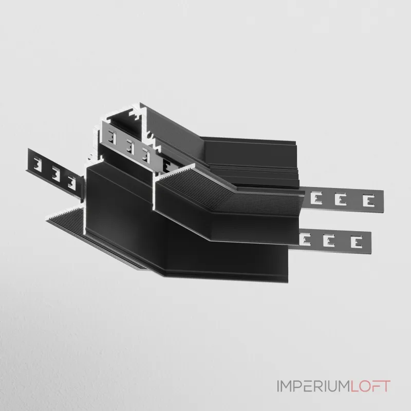 Соединитель угловой L-образный для треков встраиваемых Maytoni Accessories for tracks Gravity TRA010CLO-42B